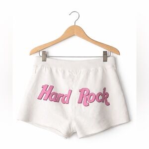 Hard Rock Cafe Women's White Shorts. Good Y2K Condition. XS. Pittsburgh Version
